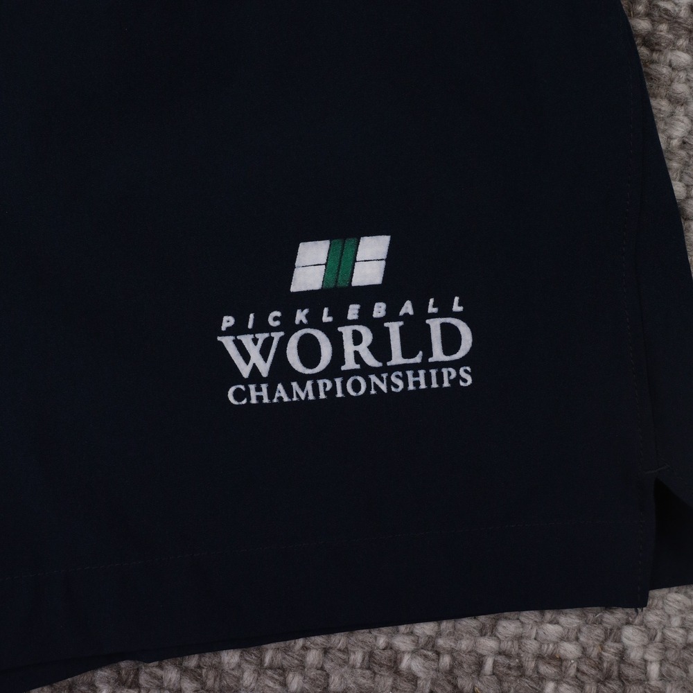 Champion Pickleball World Championships Shorts Mens M Navy NWT Athletic Pockets